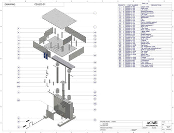 Inline capping machine for a wide range of containers and caps, model CS5200, Assy CS-5200-01, by Acasi Machinery Inc.