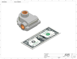Inline capping machine for a wide range of containers and caps, model CS5200, Component GUL-01090000, by Acasi Machinery Inc.