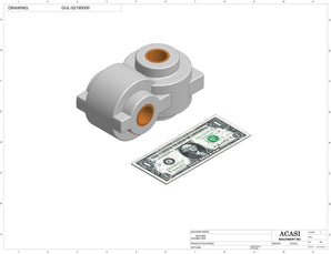 Inline capping machine for a wide range of containers and caps, model CS5200, Component GUL-02190000, by Acasi Machinery Inc.