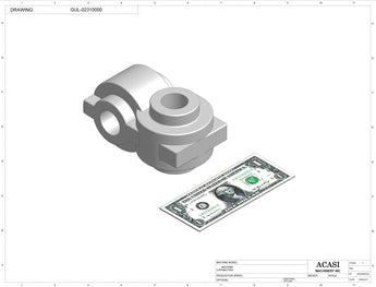 Inline capping machine for a wide range of containers and caps, model CS5200, Component GUL-02310000, by Acasi Machinery Inc.