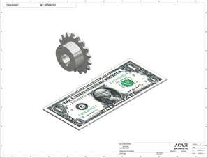 Inline capping machine for a wide range of containers and caps, model CS5200, Component M1-36684165, by Acasi Machinery Inc.