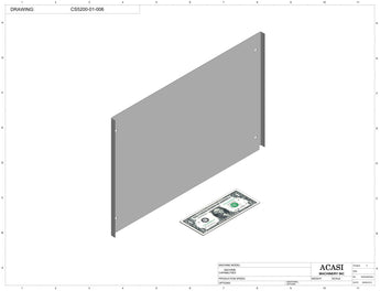 Inline capping machine for a wide range of containers and caps, model CS5200, Part CS5200-01-006, by Acasi Machinery Inc.