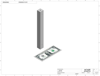 Inline capping machine for a wide range of containers and caps, model CS5200, Part CS5200-01-010, by Acasi Machinery Inc.