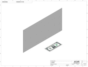 Inline capping machine for a wide range of containers and caps, model CS5200, Part CS5200-01-016, by Acasi Machinery Inc.