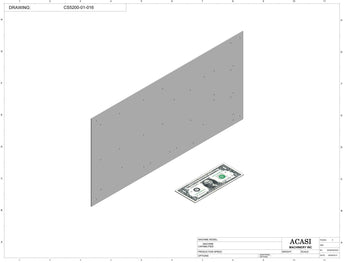 Inline capping machine for a wide range of containers and caps, model CS5200, Part CS5200-01-016, by Acasi Machinery Inc.