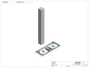 Inline capping machine for a wide range of containers and caps, model CS5200, Part CS5200-01-017, by Acasi Machinery Inc.