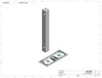 Inline capping machine for a wide range of containers and caps, model CS5200, Part CS5200-01-020, by Acasi Machinery Inc.