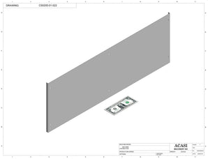 Inline capping machine for a wide range of containers and caps, model CS5200, Part CS5200-01-022, by Acasi Machinery Inc.