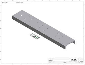 Inline capping machine for a wide range of containers and caps, model CS5200, Part CS5200-01-030, by Acasi Machinery Inc.