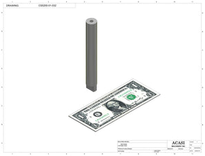 Inline capping machine for a wide range of containers and caps, model CS5200, Part CS5200-01-032, by Acasi Machinery Inc.