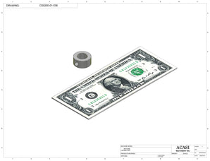 Inline capping machine for a wide range of containers and caps, model CS5200, Part CS5200-01-036, by Acasi Machinery Inc.