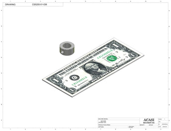 Inline capping machine for a wide range of containers and caps, model CS5200, Part CS5200-01-036, by Acasi Machinery Inc.