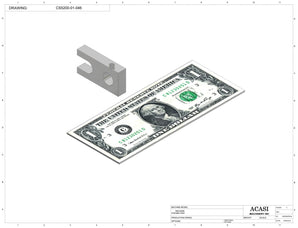 Inline capping machine for a wide range of containers and caps, model CS5200, Part CS5200-01-046, by Acasi Machinery Inc.