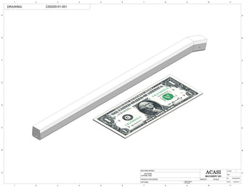 Inline capping machine for a wide range of containers and caps, model CS5200, Part CS5200-01-051, by Acasi Machinery Inc.