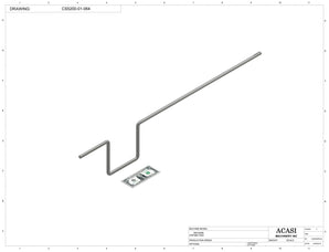 Inline capping machine for a wide range of containers and caps, model CS5200, Part CS5200-01-064, by Acasi Machinery Inc.