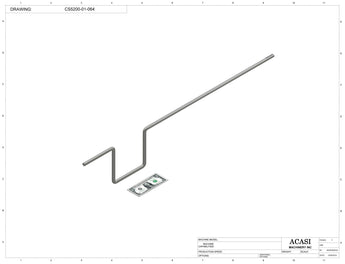 Inline capping machine for a wide range of containers and caps, model CS5200, Part CS5200-01-064, by Acasi Machinery Inc.