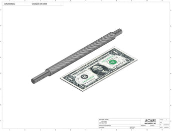 Inline capping machine for a wide range of containers and caps, model CS5200, Part CS5200-05-008, by Acasi Machinery Inc