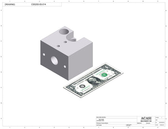 Inline capping machine for a wide range of containers and caps, model CS5200, Part CS5200-05-014, by Acasi Machinery Inc