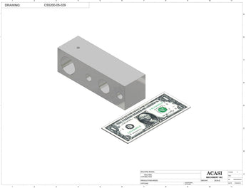 Inline capping machine for a wide range of containers and caps, model CS5200, Part CS5200-05-029, by Acasi Machinery Inc.