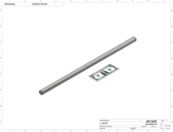 Inline capping machine for a wide range of containers and caps, model CS5200, Part CS5200-05-032, by Acasi Machinery Inc.