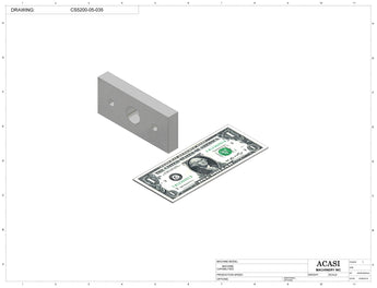 Inline capping machine for a wide range of containers and caps, model CS5200, Part CS5200-05-035, by Acasi Machinery Inc.