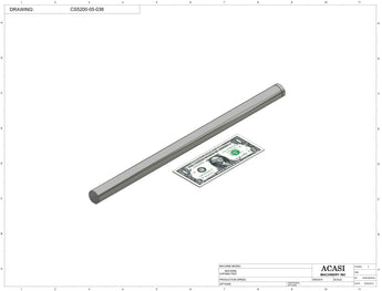 Inline capping machine for a wide range of containers and caps, model CS5200, Part CS5200-05-038, by Acasi Machinery Inc.