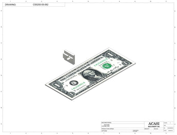 Inline capping machine for a wide range of containers and caps, model CS5200, Part CS5200-05-062, by Acasi Machinery Inc.