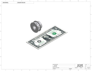 Inline capping machine for a wide range of containers and caps, model CS5200, Part CS5200-09-003, by Acasi Machinery Inc.