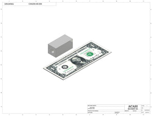 Inline capping machine for a wide range of containers and caps, model CS5200, Part CS5200-09-006, by Acasi Machinery Inc.