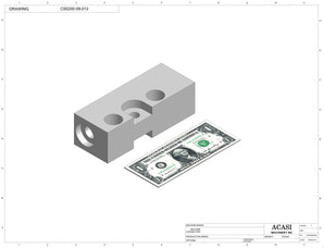 Inline capping machine for a wide range of containers and caps, model CS5200, Part CS5200-09-012, by Acasi Machinery Inc.