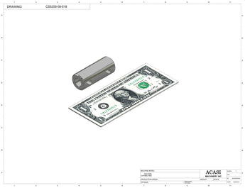 Inline capping machine for a wide range of containers and caps, model CS5200, Part CS5200-09-018, by Acasi Machinery Inc.