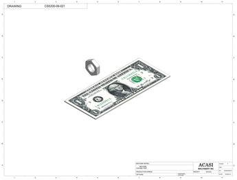 Inline capping machine for a wide range of containers and caps, model CS5200, Part CS5200-09-021, by Acasi Machinery Inc.