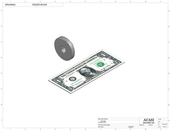 Inline capping machine for a wide range of containers and caps, model CS5200, Part CS5200-09-024, by Acasi Machinery Inc.