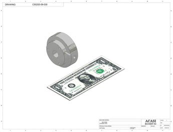 Inline capping machine for a wide range of containers and caps, model CS5200, Part CS5200-09-030, by Acasi Machinery Inc.