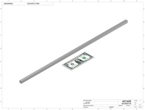 Automatic inline pressure overflow bottle filler machine, low viscosity, Part GI3100-01-004, by Acasi Machinery Inc.