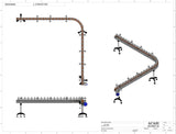 Conveyor design in L shape