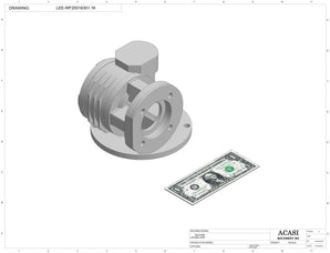 Automatic variable speed power straight bottle Conveyor, Component LEE-WF20016301.16, by Acasi Machinery Inc.
