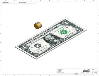 Automatic inline piston filler machine, high viscocity liquid, Component M1-02203214, by Acasi Machinery Inc.