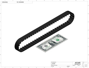 Automatic inline pressure overflow bottle filler machine, low viscosity, Component M1-35394899, by Acasi Machinery Inc.