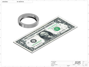 Automatic inline piston filler machine, high viscocity liquid products, model PI3300, Component M1-36678316, by Acasi Machinery