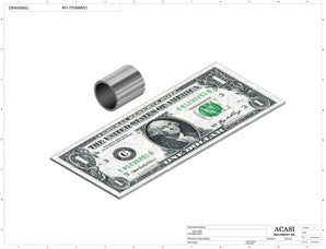Automatic inline piston filler machine model - MiniPiston 1 SH, Component M1-75368803, by Acasi Machinery Inc.