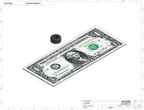 Automatic inline pressure overflow bottle filler machine, low viscosity, MACMAS-9600K33, by Acasi Machinery Inc.