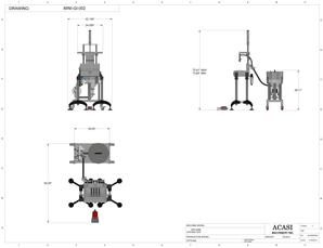 Overflow Bottle Filler MINI-GI | Drawing