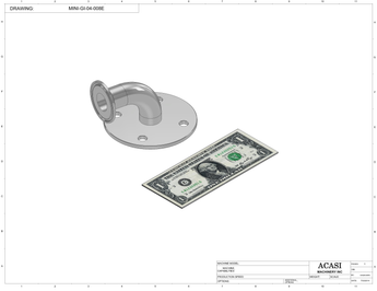 Overflow Liquid Filler Part MINI-GI-04-008E By Acasi Machinery