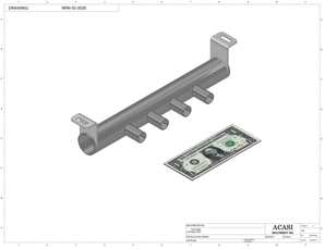 Overflow Liquid Filler Part MINI-GI-302E By Acasi Machinery