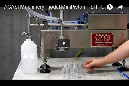 Piston Filler- Model Minipiston 1-SH Videos