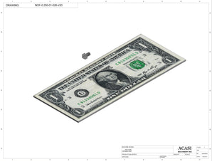 Overflow Nozzle Standard Part NOF-0.250-01-026-V20