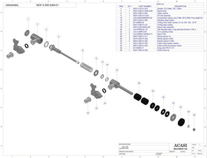 Pressure Overflow Sanitary Nozzle 0.500in