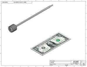 Automatic inline piston filler machine, high viscocity liquid products, model PI3100, Assy NOZ-IBSO-0.250-01-004E, by Acasi Machinery Inc.