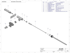IBSO Bottom Up Sanitary Nozzle 0.500in
